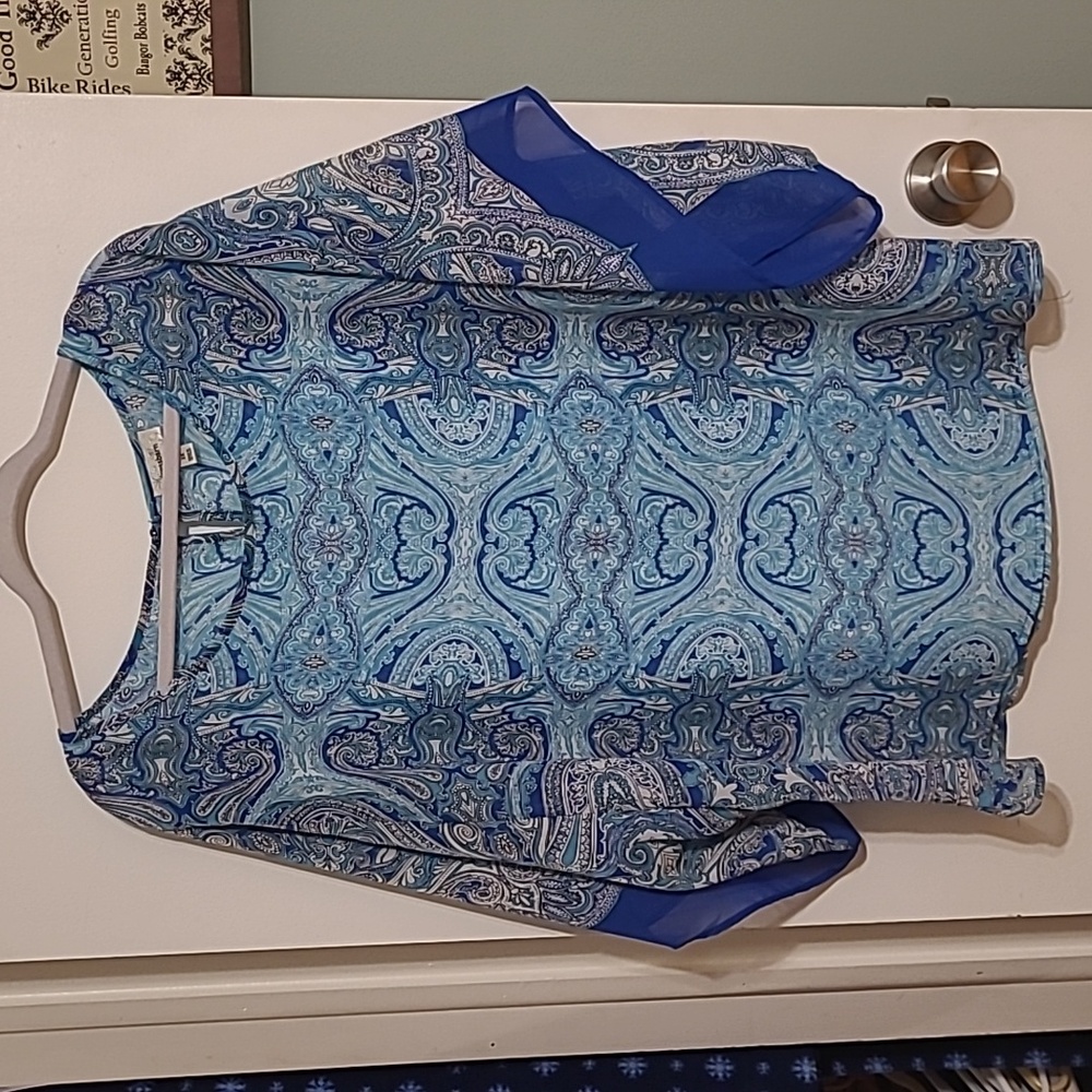 Woman's Paisley Tunic, 2x